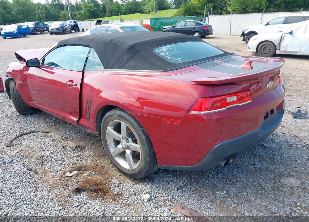 2015 CHEVROLET CAMARO 1LT VIN: 2G1FD3D32F9297414
