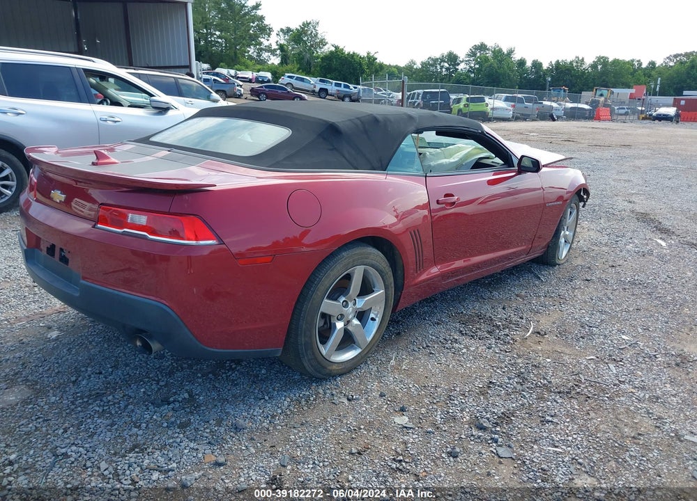 2015 CHEVROLET CAMARO 1LT VIN: 2G1FD3D32F9297414