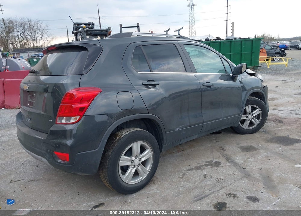 2019 CHEVROLET TRAX LT VIN: 3GNCJLSB6KL206737