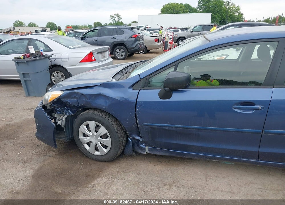 2013 SUBARU IMPREZA 2.0I VIN: JF1GJAA68DH033393