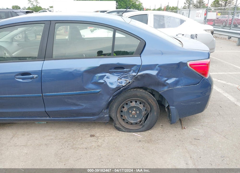 2013 SUBARU IMPREZA 2.0I VIN: JF1GJAA68DH033393