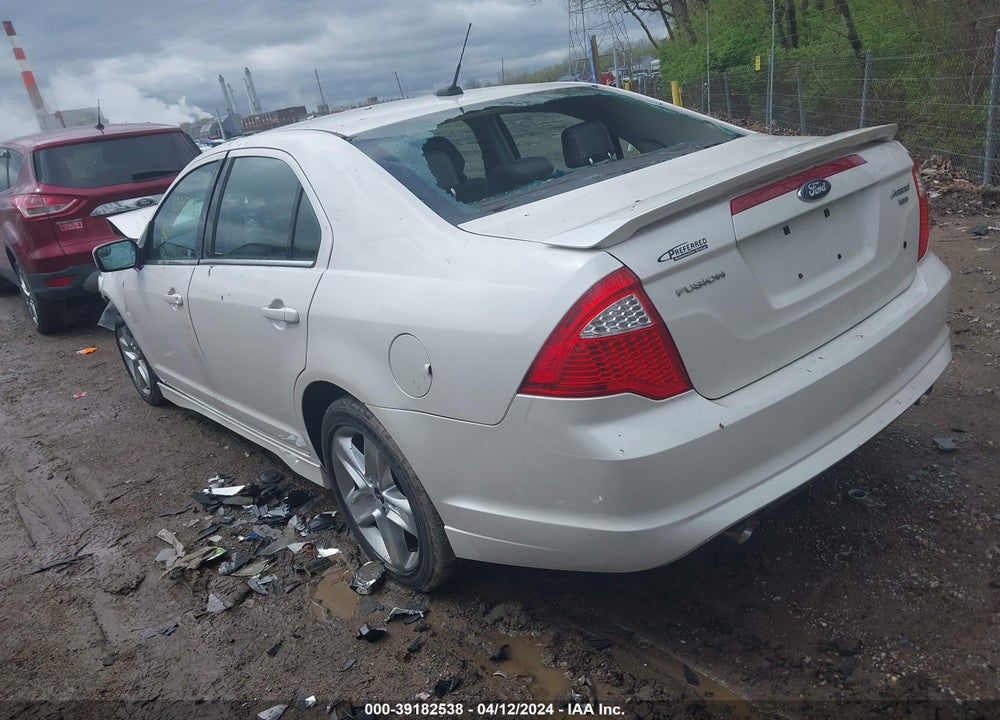 2012 FORD FUSION SPORT VIN: 3FAHP0DC8CR393906
