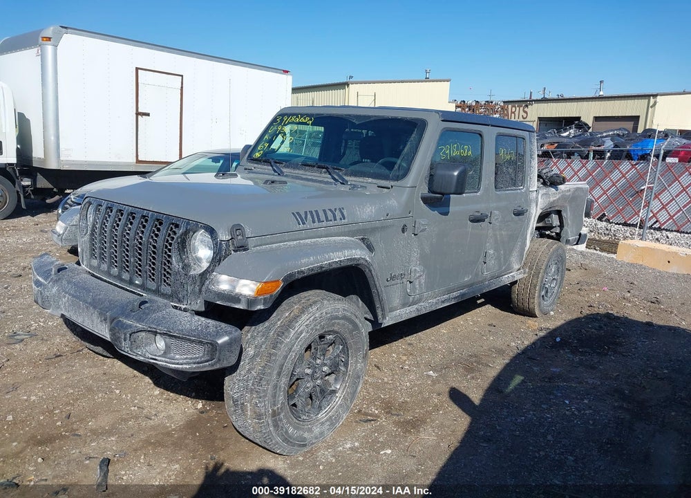 2021 JEEP GLADIATOR WILLYS SPORT 4X4 VIN: 1C6HJTAG7ML539367