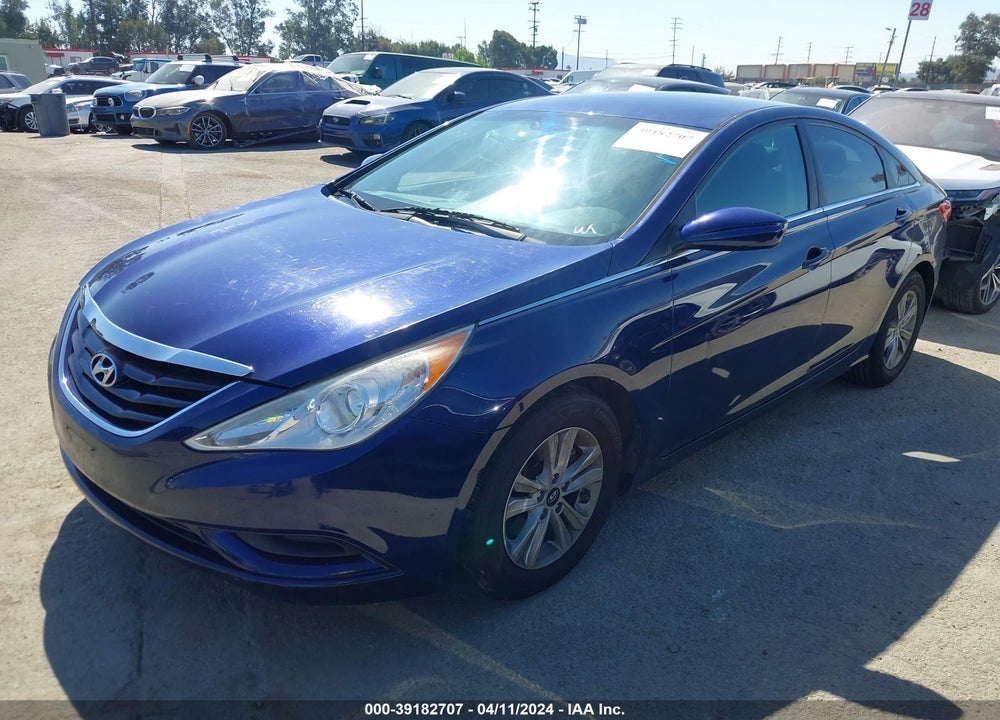 2012 HYUNDAI SONATA GLS VIN: 5NPEB4AC5CH309521