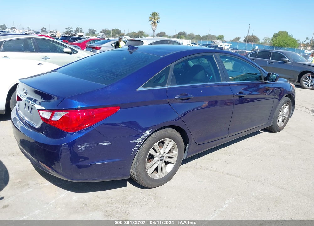 2012 HYUNDAI SONATA GLS VIN: 5NPEB4AC5CH309521