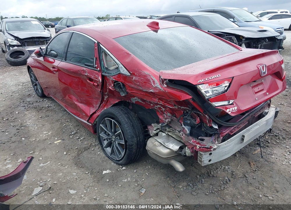 2021 HONDA ACCORD EX-L VIN: 1HGCV1F58MA059600