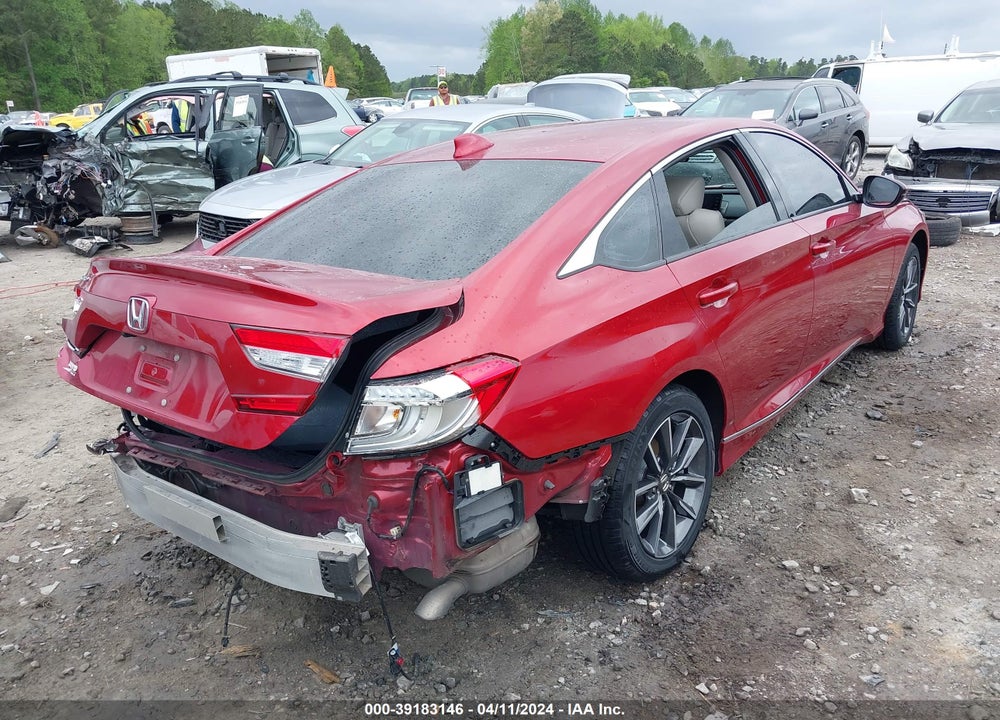 2021 HONDA ACCORD EX-L VIN: 1HGCV1F58MA059600