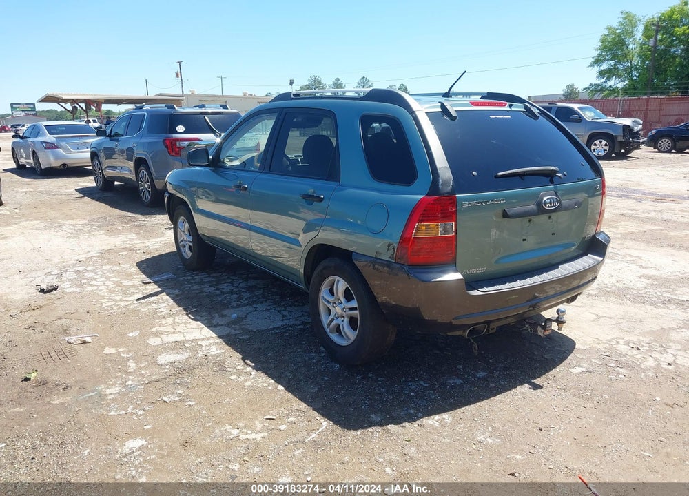 2006 KIA SPORTAGE EX V6/LX V6 VIN: KNDJF723167150010