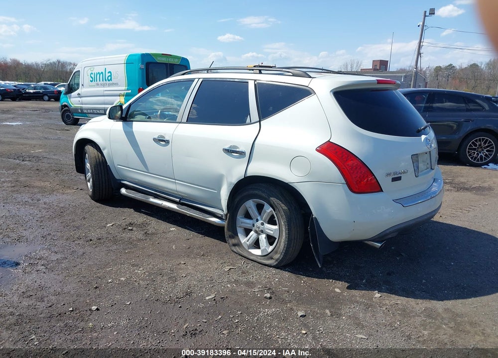2007 NISSAN MURANO S VIN: JN8AZ08W97W615208