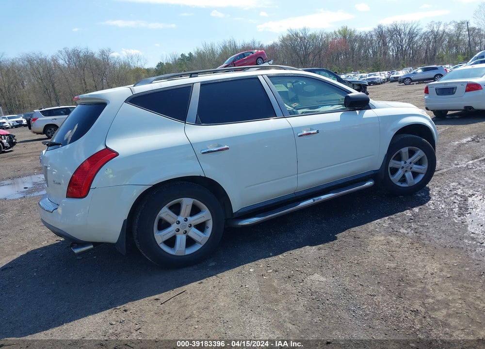 2007 NISSAN MURANO S VIN: JN8AZ08W97W615208