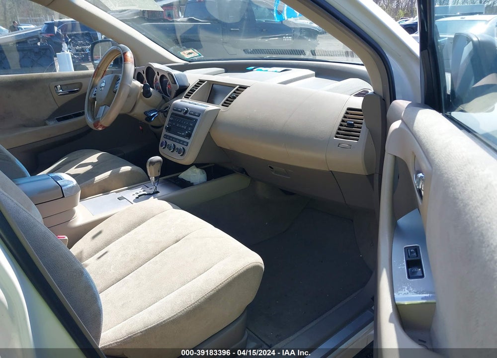 2007 NISSAN MURANO S VIN: JN8AZ08W97W615208