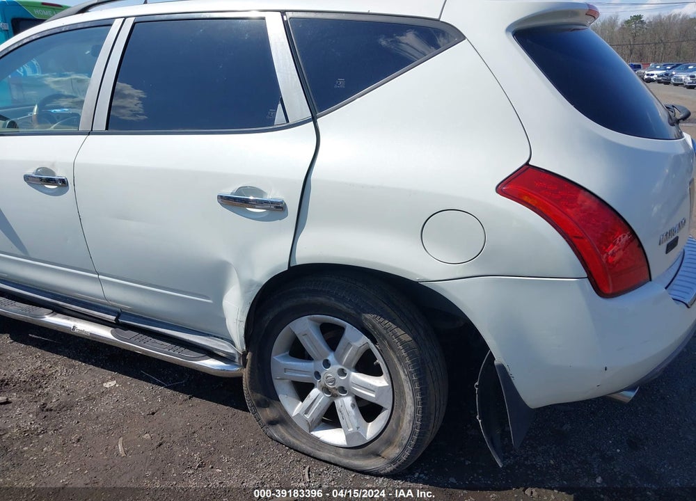 2007 NISSAN MURANO S VIN: JN8AZ08W97W615208