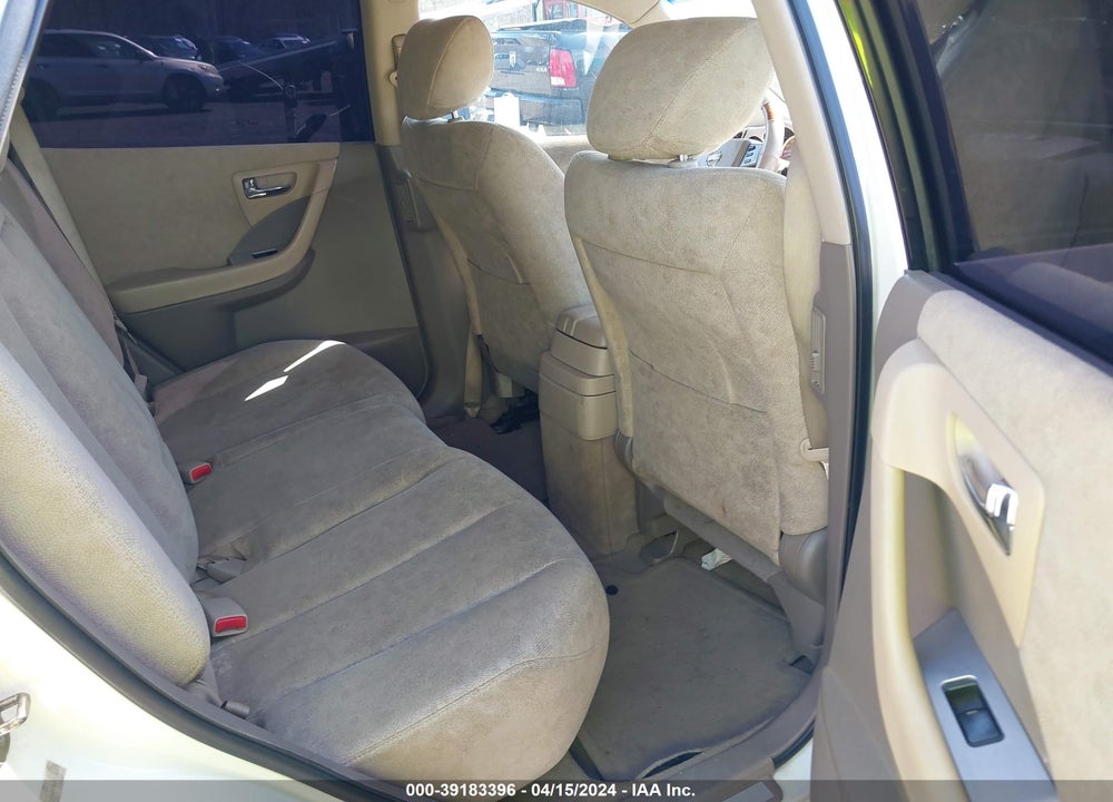 2007 NISSAN MURANO S VIN: JN8AZ08W97W615208