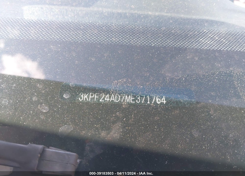 2021 KIA FORTE LXS VIN: 3KPF24AD7ME371764