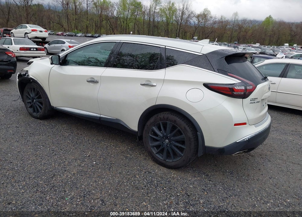 2021 NISSAN MURANO PLATINUM INTELLIGENT AWD VIN: 5N1AZ2DS2MC110730