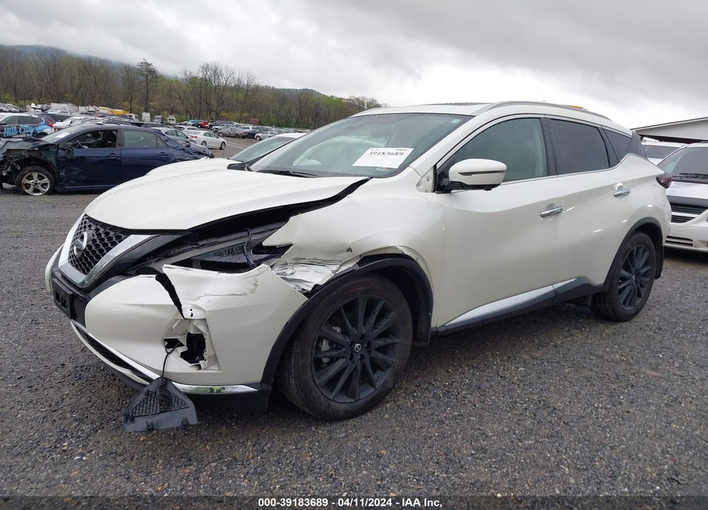 2021 NISSAN MURANO PLATINUM INTELLIGENT AWD VIN: 5N1AZ2DS2MC110730