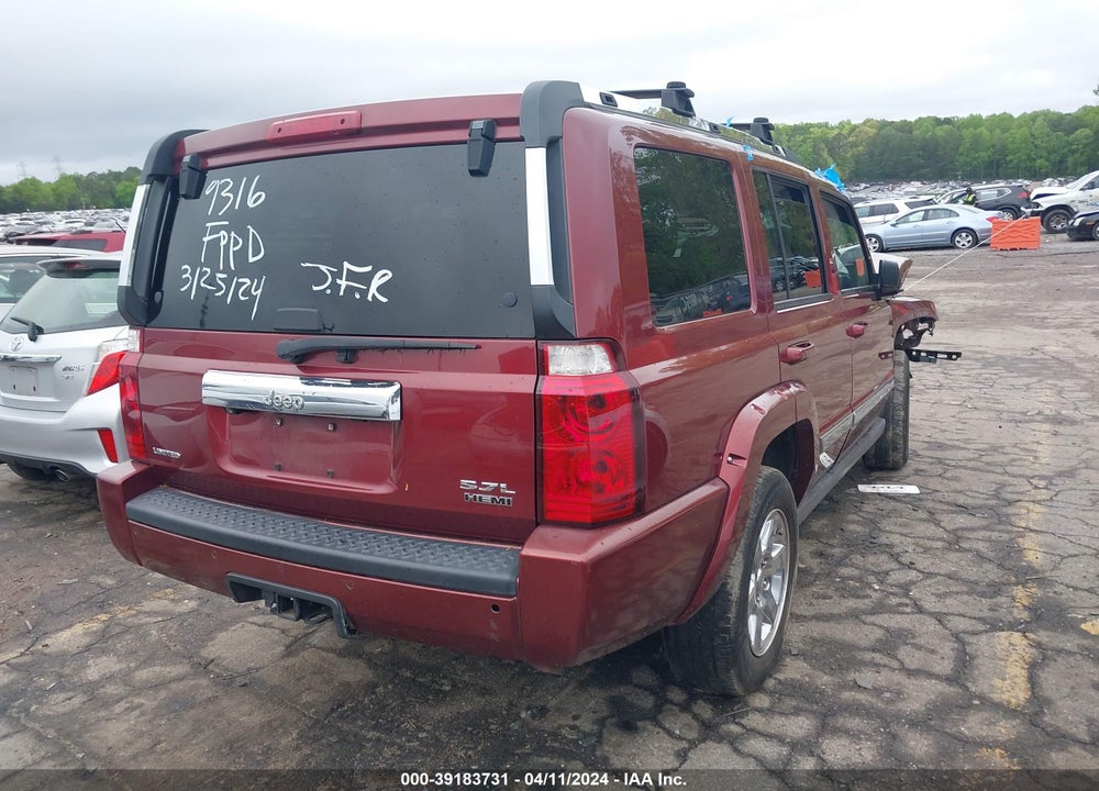 2006 JEEP COMMANDER LIMITED VIN: 1J8HH58216C369318