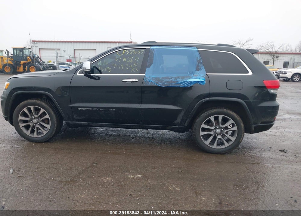 2018 JEEP GRAND CHEROKEE OVERLAND VIN: 1C4RJFCG6JC262671