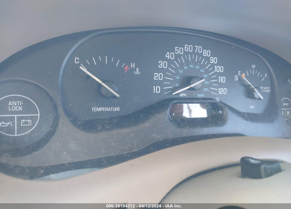 2000 BUICK CENTURY LIMITED VIN: 2G4WY55J8Y1254911