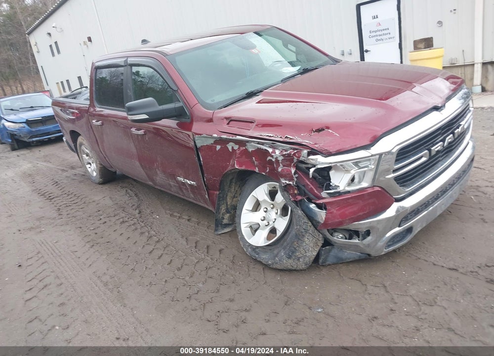 2019 RAM 1500 BIG HORN/LONE STAR 4X4 5'7 BOX VIN: 1C6SRFFT3KN553595