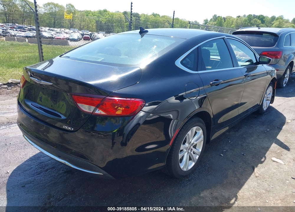 2016 CHRYSLER 200 LIMITED VIN: 1C3CCCAB1GN156796