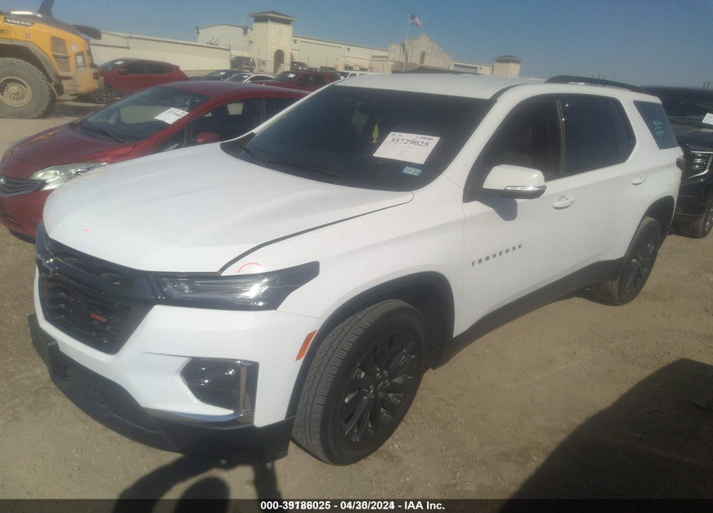 2022 CHEVROLET TRAVERSE FWD RS VIN: 1GNERJKW0NJ128055