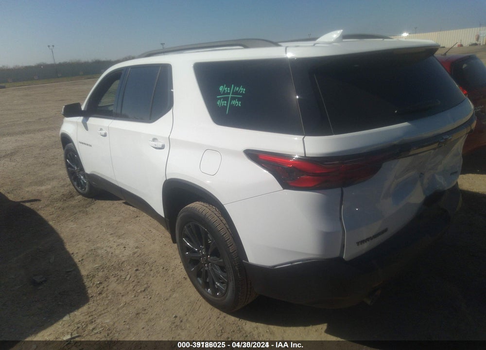 2022 CHEVROLET TRAVERSE FWD RS VIN: 1GNERJKW0NJ128055