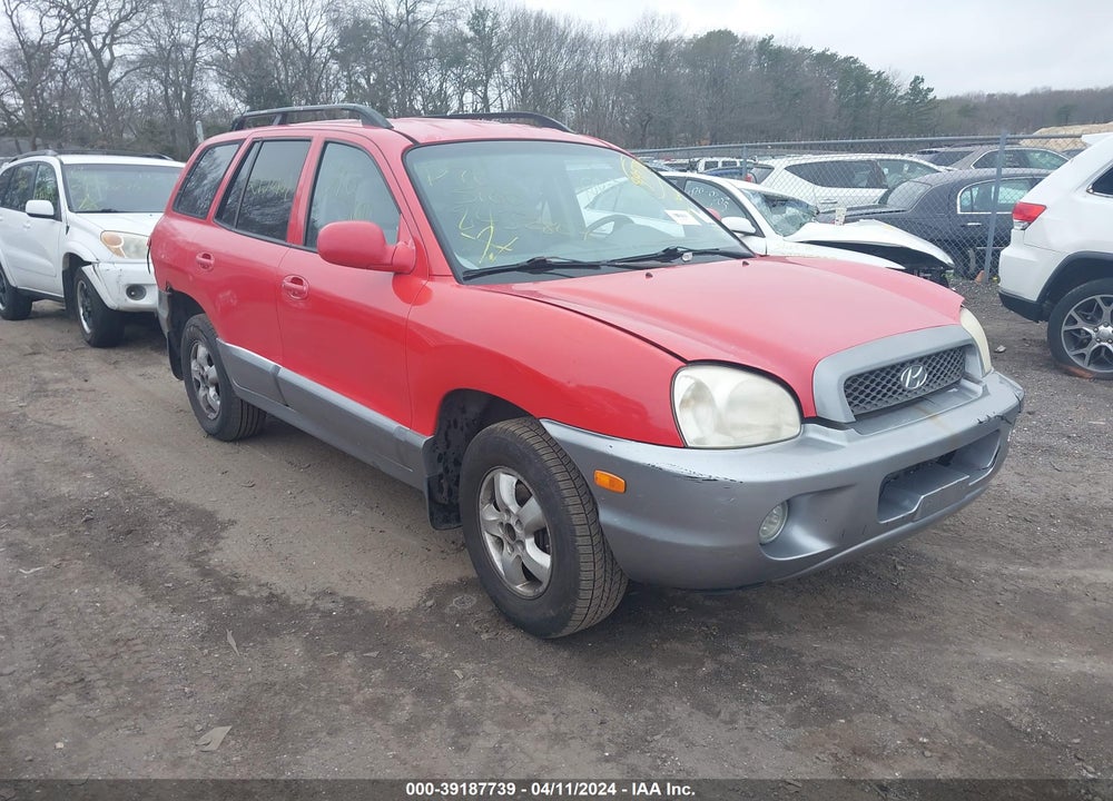2005 HYUNDAI SANTA FE GLS VIN: KM8SC73D05U889997