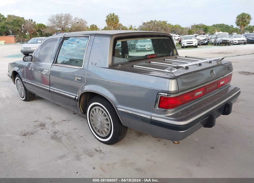 1991 DODGE DYNASTY LE VIN: 1B3XC56R6MD211177