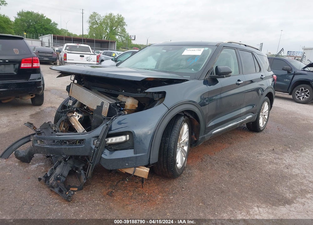2022 FORD EXPLORER LIMITED VIN: 1FMSK8FH2NGA62296
