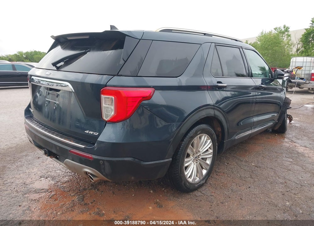 2022 FORD EXPLORER LIMITED VIN: 1FMSK8FH2NGA62296
