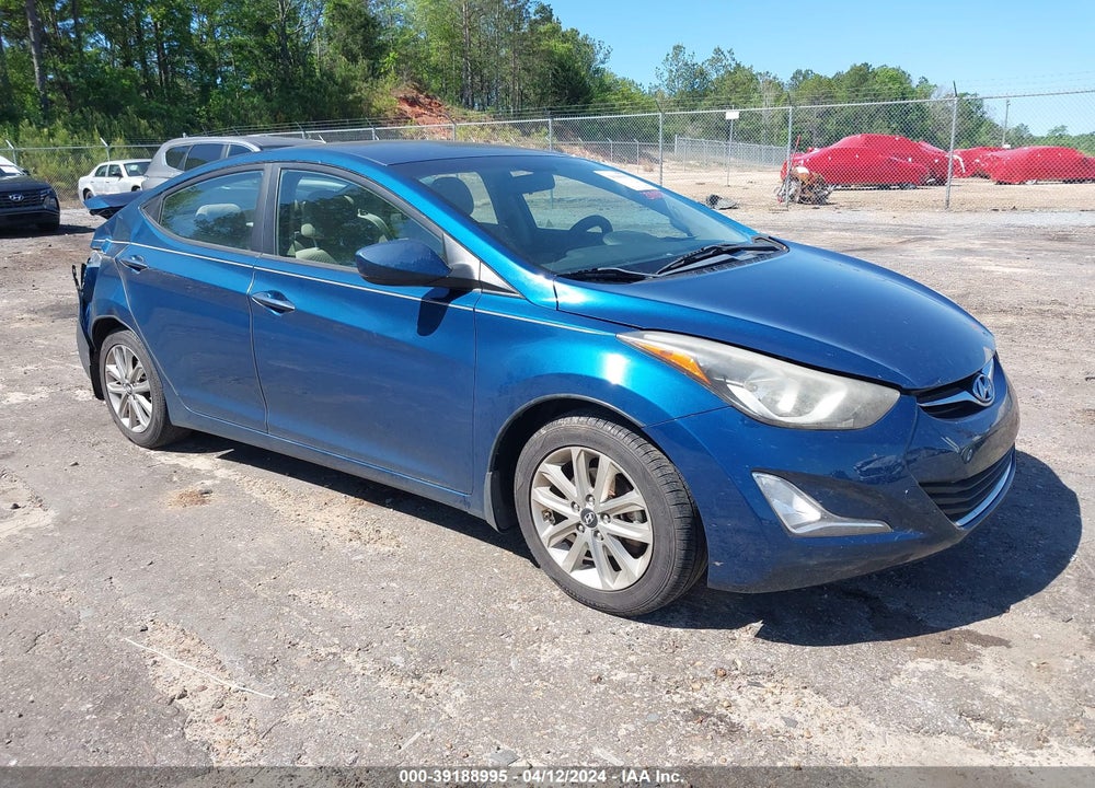 2014 HYUNDAI ELANTRA SE VIN: KMHDH4AEXEU117141