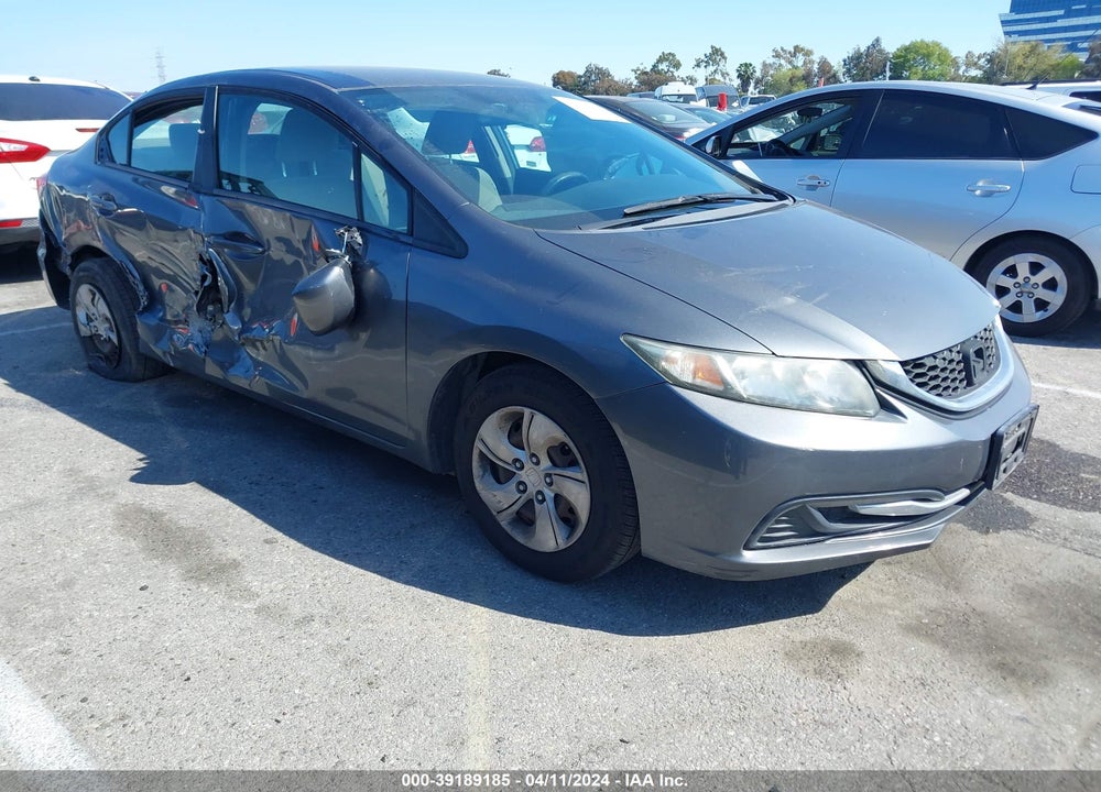 2013 HONDA CIVIC LX VIN: 19XFB2F55DE225918