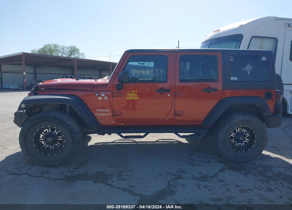 2014 JEEP WRANGLER UNLIMITED SPORT VIN: 1C4BJWDG6EL250865