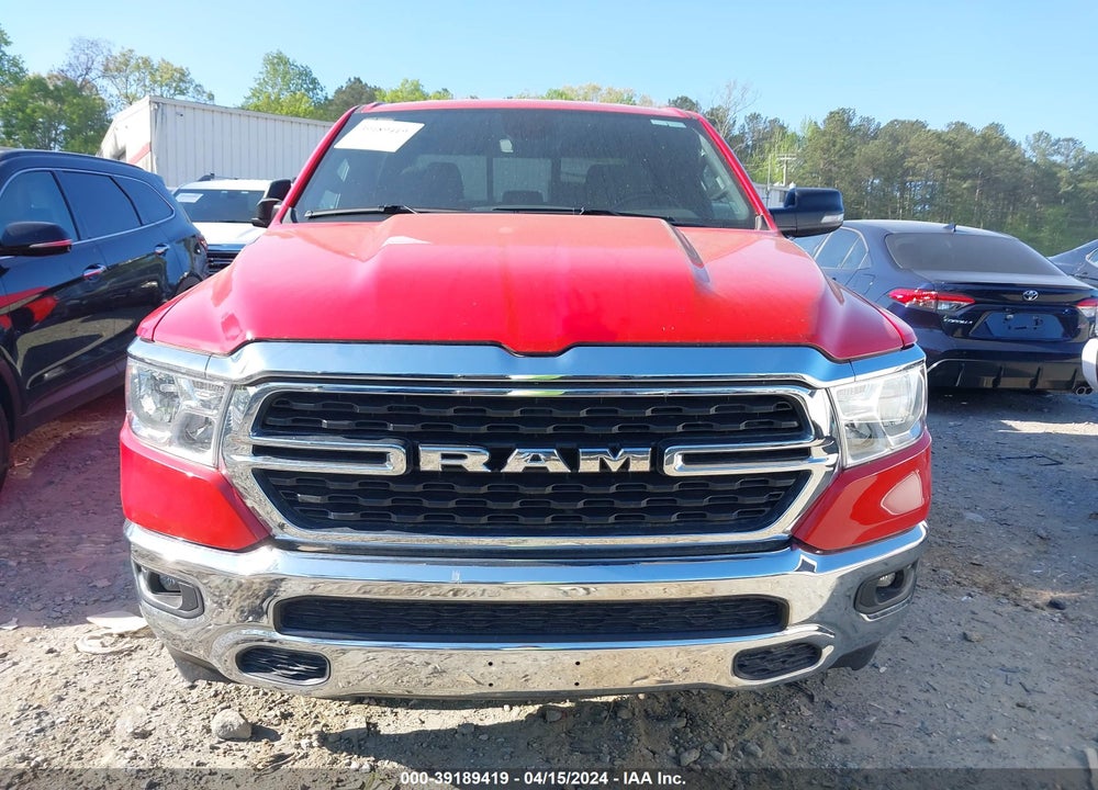 2023 RAM 1500 BIG HORN 4X2 5'7 BOX VIN: 1C6RREFT2PN614354