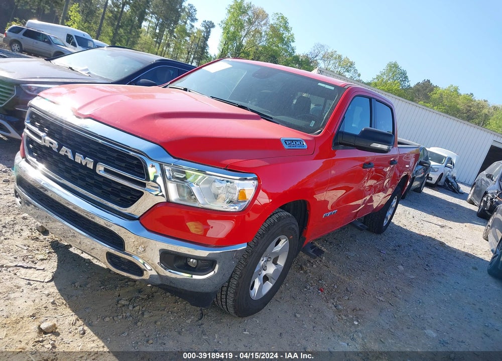 2023 RAM 1500 BIG HORN 4X2 5'7 BOX VIN: 1C6RREFT2PN614354