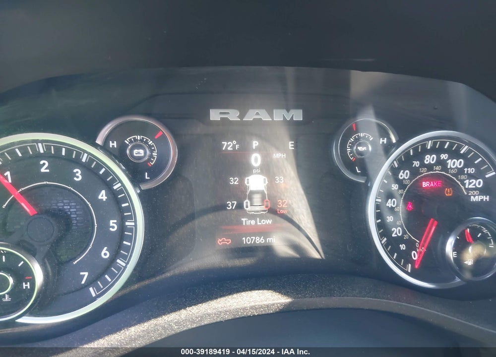 2023 RAM 1500 BIG HORN 4X2 5'7 BOX VIN: 1C6RREFT2PN614354