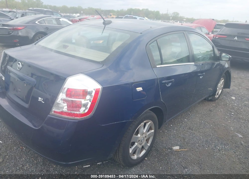 2008 NISSAN SENTRA 2.0SL VIN: 3N1AB61E08L614804