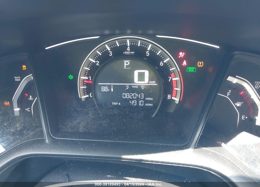 2017 HONDA CIVIC LX VIN: 2HGFC2F54HH576604