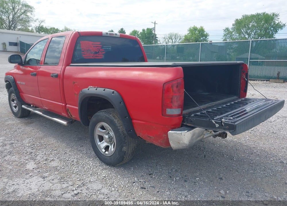 2003 DODGE RAM 1500 SLT/LARAMIE/ST VIN: 1D7HU18N13J578528