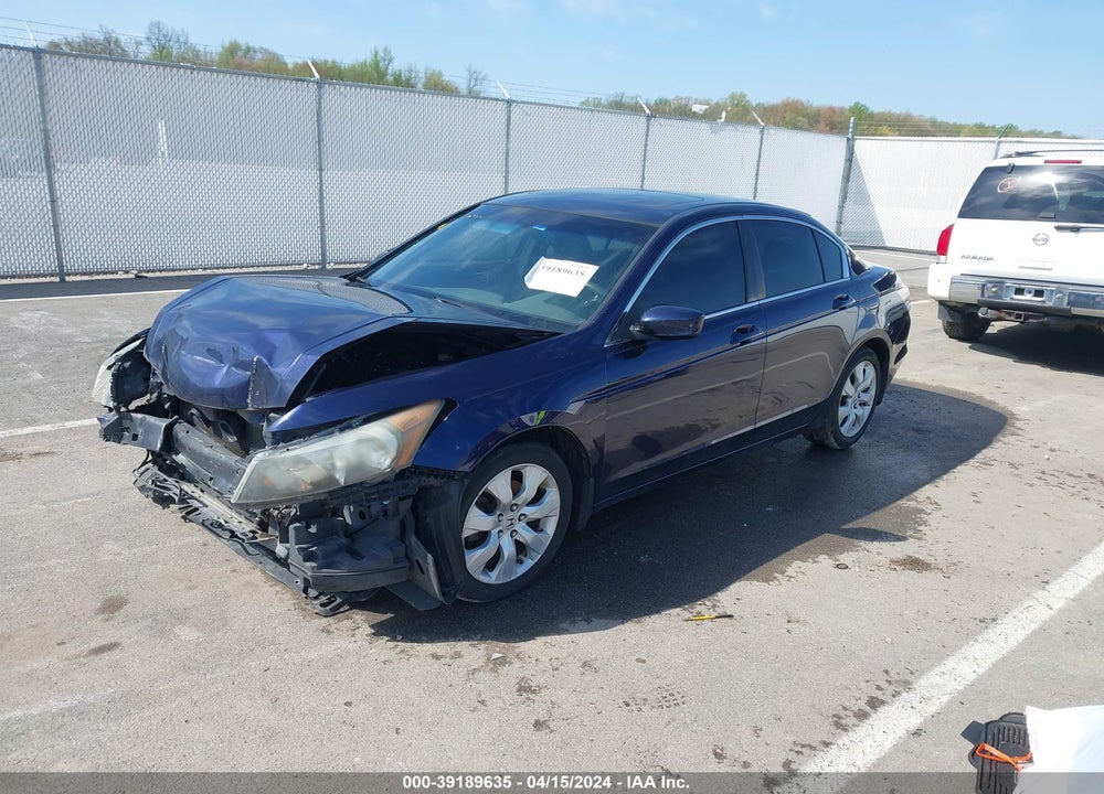 2009 HONDA ACCORD 2.4 EX VIN: 1HGCP267X9A067481