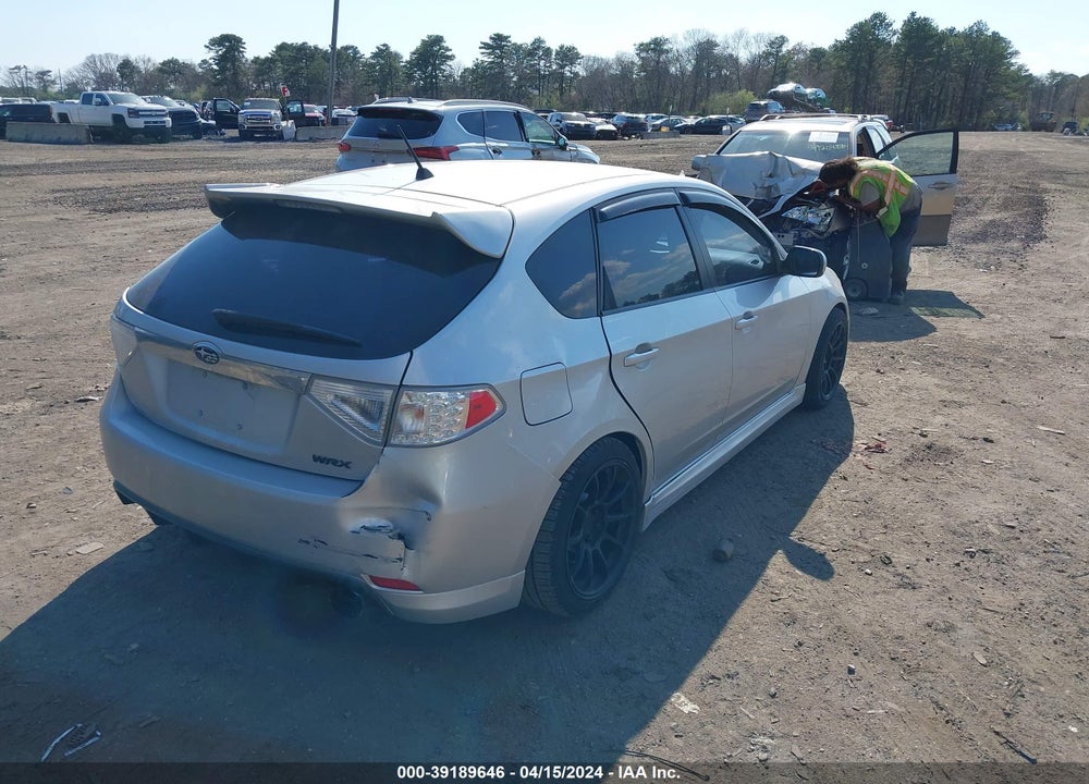 2008 SUBARU IMPREZA WRX VIN: JF1GH75628H823948