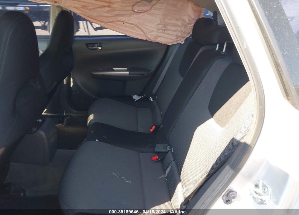 2008 SUBARU IMPREZA WRX VIN: JF1GH75628H823948
