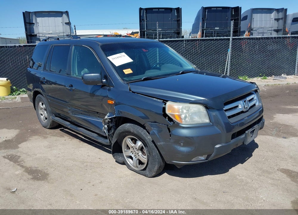2006 HONDA PILOT EX-L VIN: 5FNYF18566B012882