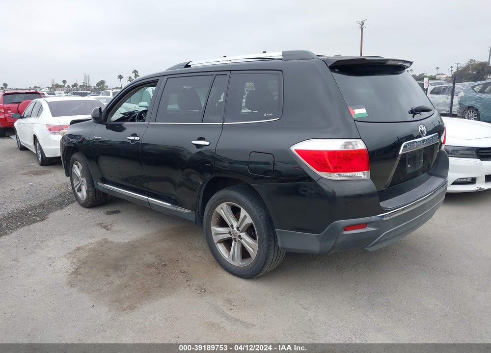 2011 TOYOTA HIGHLANDER LIMITED V6 VIN: 5TDYK3EH8BS049038