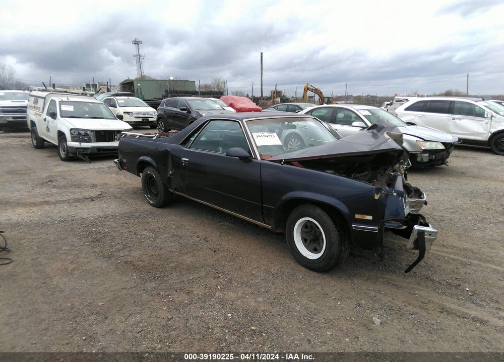 1986 CHEVROLET EL CAMINO VIN: 3GCCW80Z0GS912056