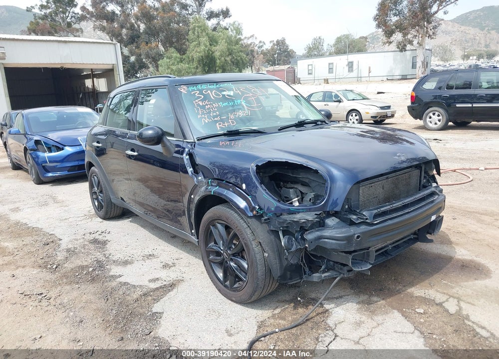 2012 MINI COOPER S COUNTRYMAN VIN: WMWZC3C50CWM27927
