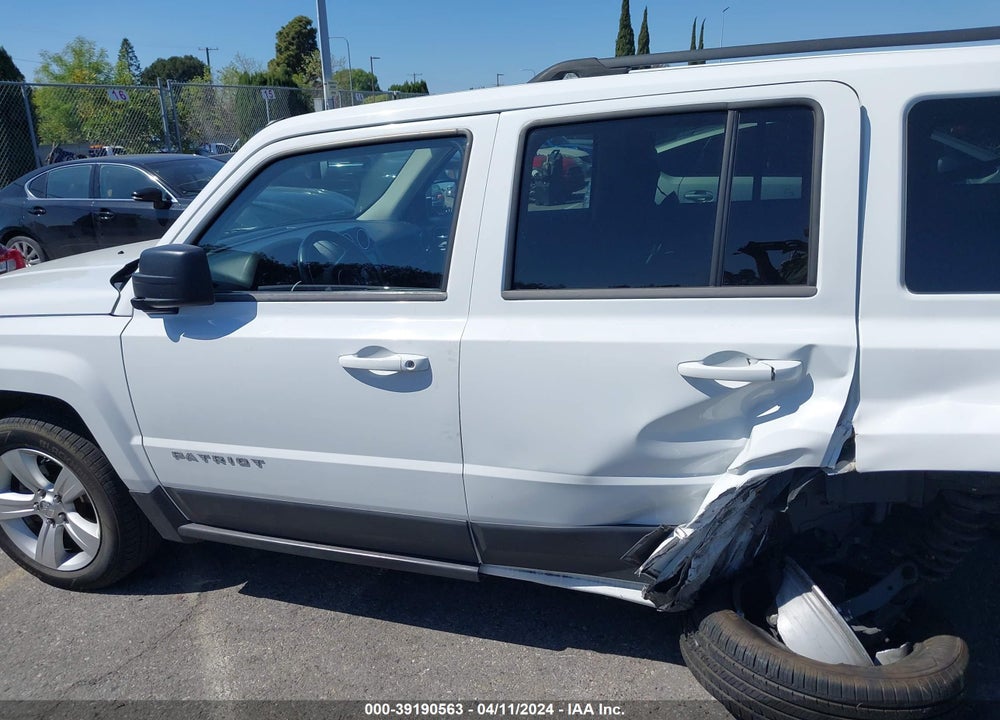 2014 JEEP PATRIOT LATITUDE VIN: 1C4NJPFA4ED564164