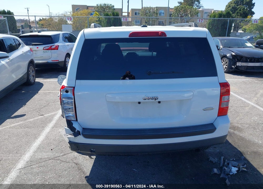 2014 JEEP PATRIOT LATITUDE VIN: 1C4NJPFA4ED564164