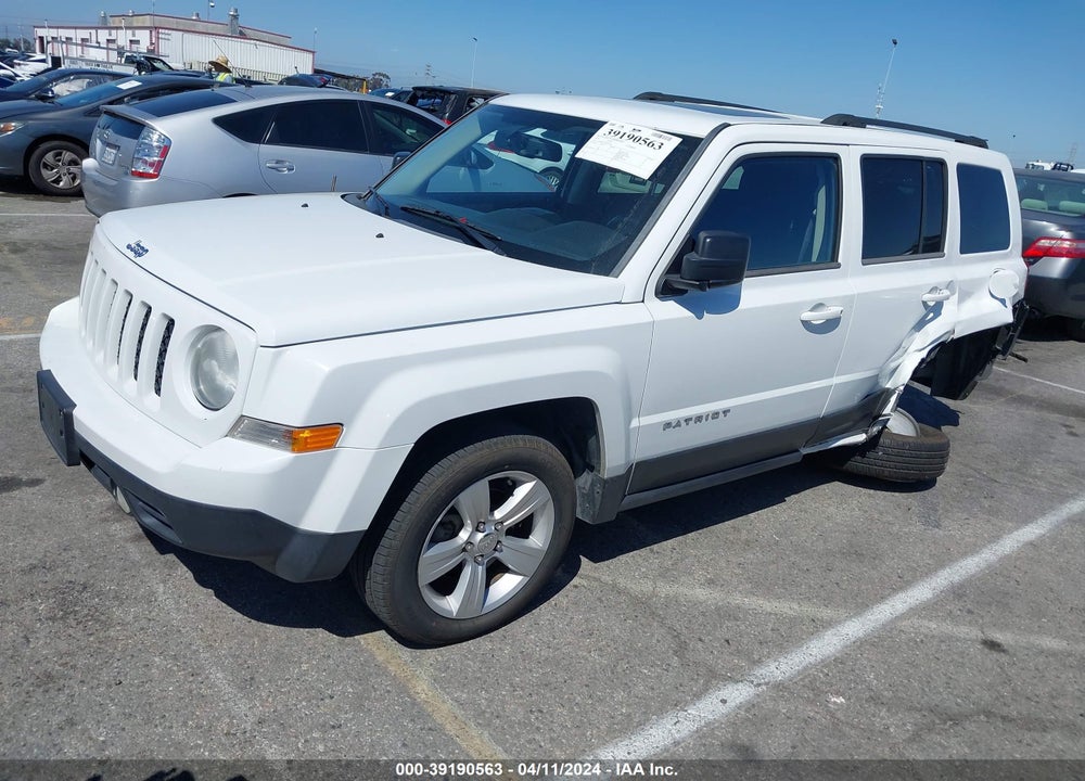 2014 JEEP PATRIOT LATITUDE VIN: 1C4NJPFA4ED564164